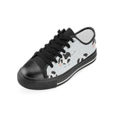 Cute cows pattern Kids' Boys' Girls' Low Top Canvas Shoes Black