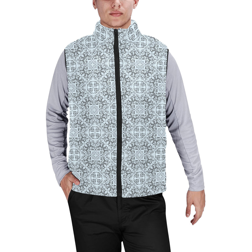 Traditional indian element pattern Men's Padded Vest