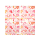 Hand drawn heart design pattern Gauze Curtain