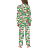 Coconut Pattern Print Design 01 Kids' Boys' Girls' All Over Print Pajama Set