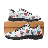 Cute color paper sailboat pattern Women's Sneaker Shoes