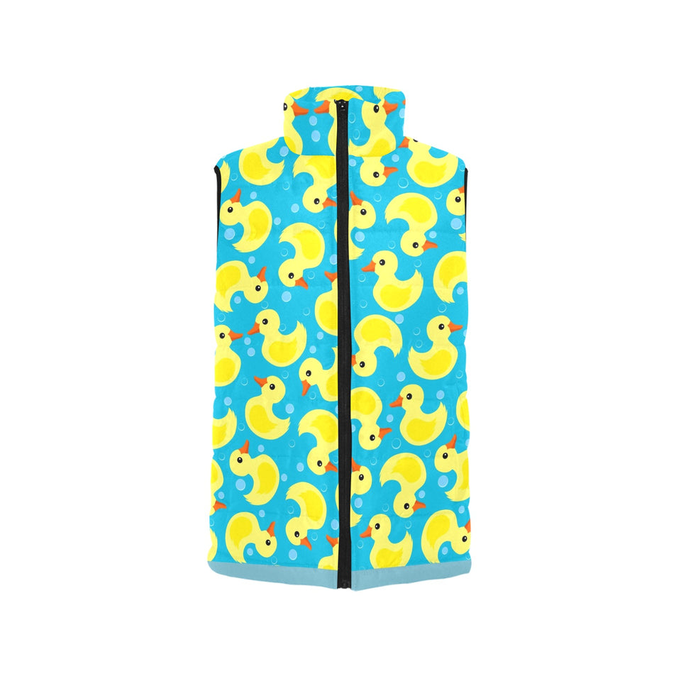 Duck Pattern Print Design 04 Men's Padded Vest
