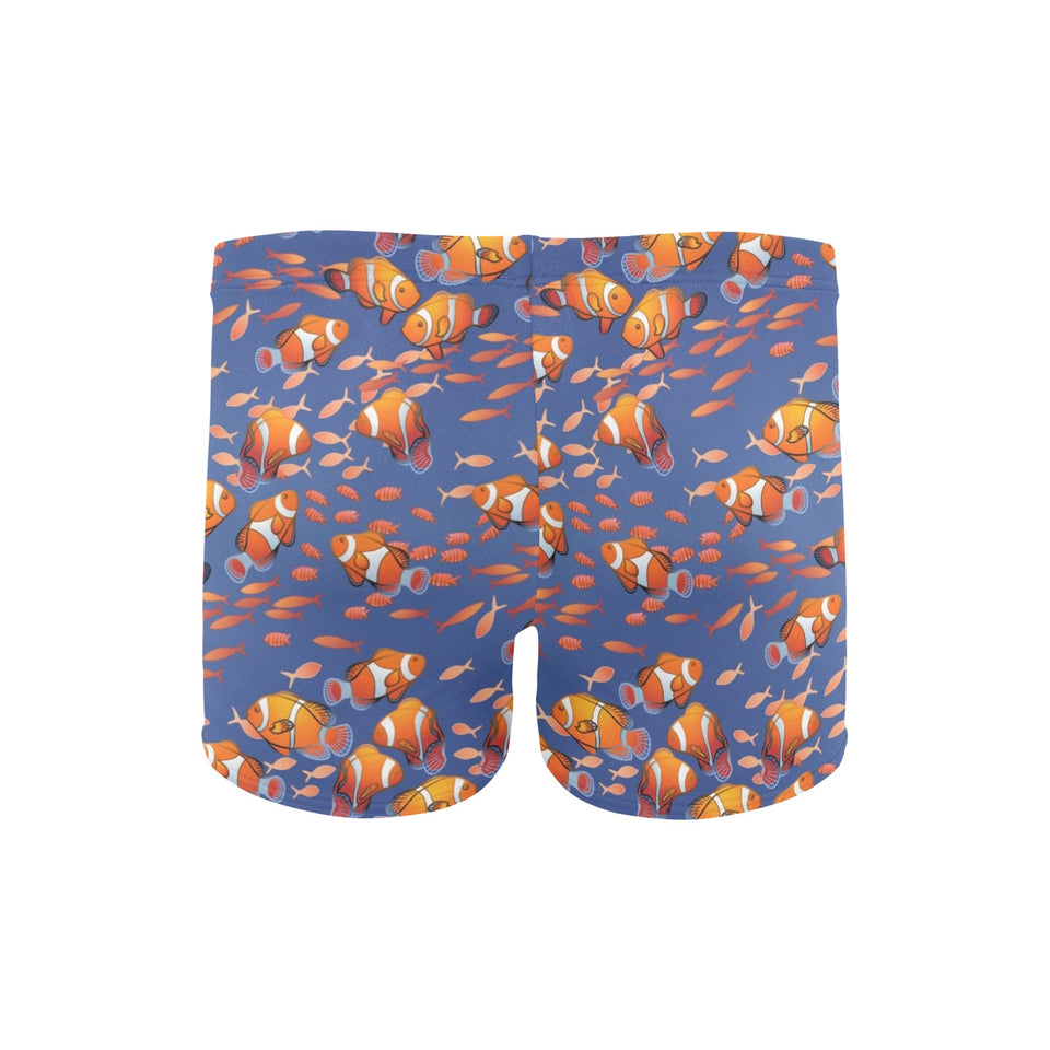 Clown Fish Pattern Print Design 04 Men's Swimming Trunks