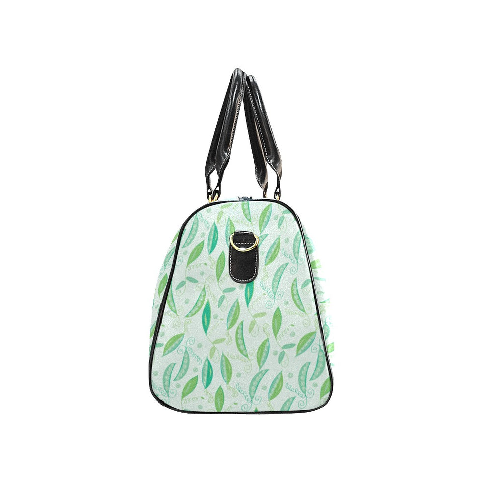 Green Peas Pattern Print Design 01 Travel Bag