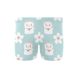 Maneki neko cat sakura Men's Swimming Trunks