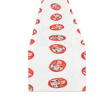 Daruma japanese wooden doll pattern Table Runner