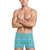 Math Pattern Print Design 02 Men's Swimming Trunks