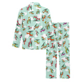 Helicopter design pattern Men's Long Pajama Set
