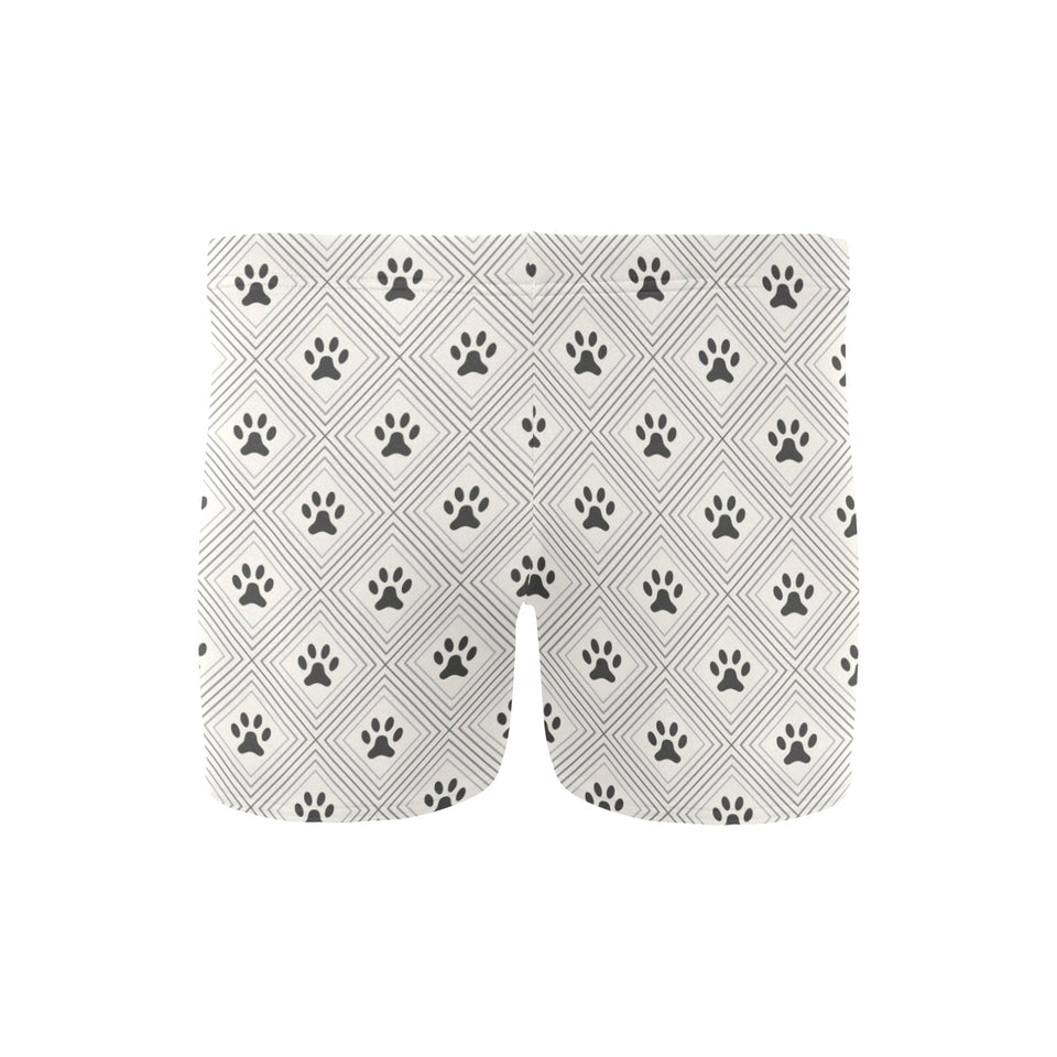 Dog Paws Pattern Print Design 03 Men's Swimming Trunks