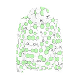 Chemistry Periodic Table Pattern Print Design 03 Men's Padded Hooded Jacket