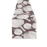 Garlic bulb dark background Table Runner