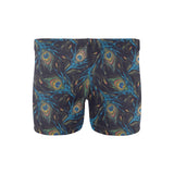 Beautiful peacock feather pattern Men's Swimming Trunks