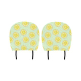 slice of lemon pattern Car Headrest Cover