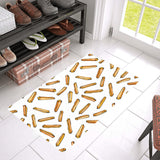 French fries potato pattern Doormat