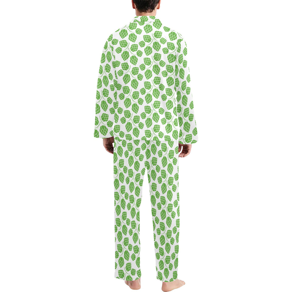 Hop pattern background Men's Long Pajama Set