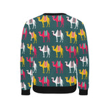 Camel pattern Men's Crew Neck Sweatshirt