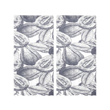 Guava tropical hand drawn pattern Gauze Curtain
