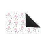 Cute poodle dog star pattern Doormat