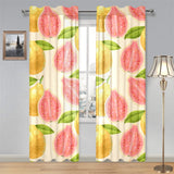 Beautiful guava pattern Gauze Curtain
