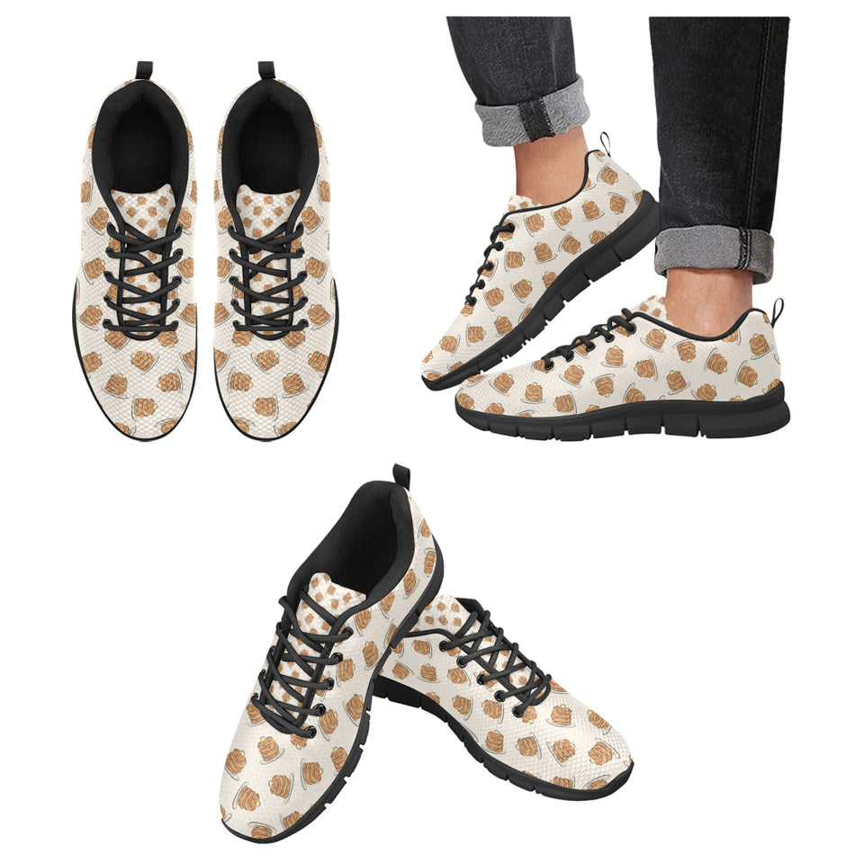 Pancake Pattern Print Design 01 Men's Breathable Sneakers ( Model 055)