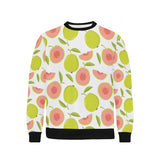 Guava pattern Men's Crew Neck Sweatshirt