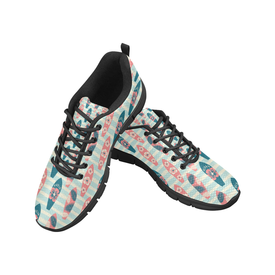 Surfboard Pattern Print Design 02 Men's Breathable Sneakers ( Model 055)
