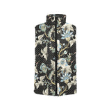 Japanese crane ornament elements Men's Padded Vest