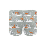 Beautiful deers Winter Christmas Men's Swimming Trunks