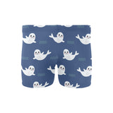 Cute white baby sea lion seal pattern Men's Swimming Trunks