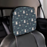 windmill tree pattern Car Headrest Cover