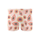 papaya leaves pattern Men's Swimming Trunks
