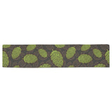 Hop pattern black background Table Runner