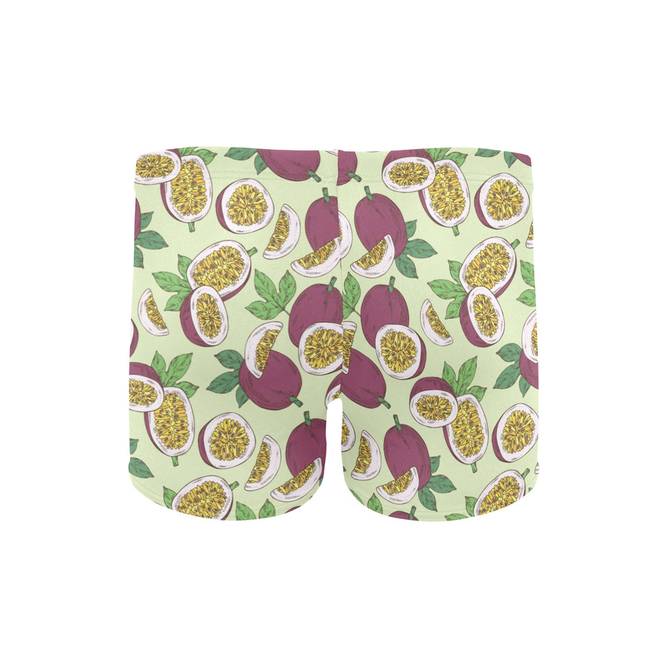 Paassion fruit pattern Men's Swimming Trunks