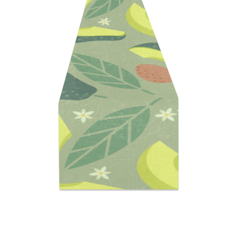 Avocado pattern Table Runner