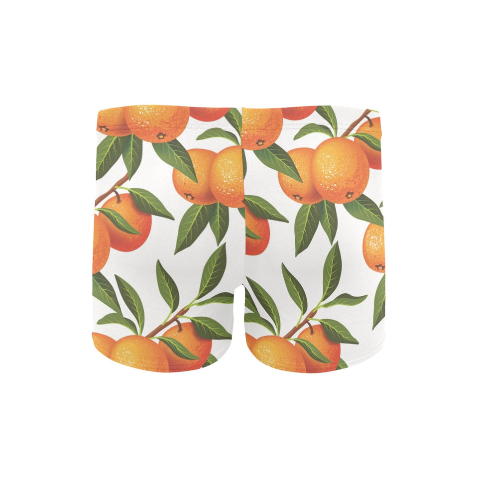 Oranges pattern background Men's Swimming Trunks