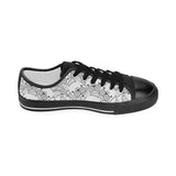 Cute french bulldog head pattern Kids' Boys' Girls' Low Top Canvas Shoes Black