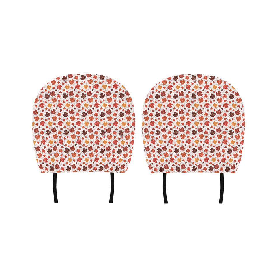 Colorful Maple Leaf pattern Car Headrest Cover