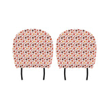 Colorful Maple Leaf pattern Car Headrest Cover