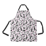 Greyhound Pattern Print Design 02 All Over Print Adjustable Apron