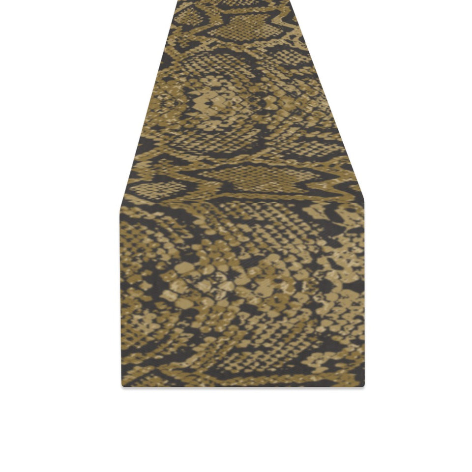 Snake skin pattern Table Runner