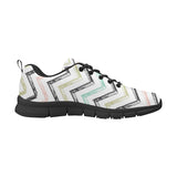 zigzag  chevron paint pattern Women's Sneaker Shoes