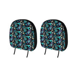 Dragon sea wave pattern Car Headrest Cover