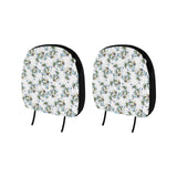 Peacock feather pattern Car Headrest Cover