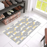 Cute dachshund dog pattern Doormat