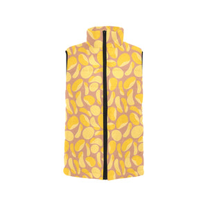 Potato Chips Pattern Print Design 01 Men's Padded Vest