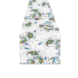 Peacock feather pattern Table Runner
