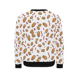 peanuts pattern background Men's Crew Neck Sweatshirt