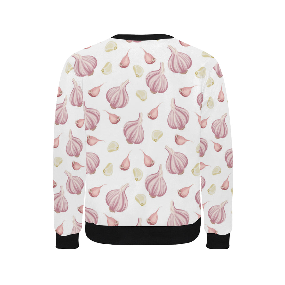 Garlic pattern Men's Crew Neck Sweatshirt