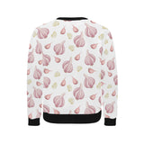 Garlic pattern Men's Crew Neck Sweatshirt