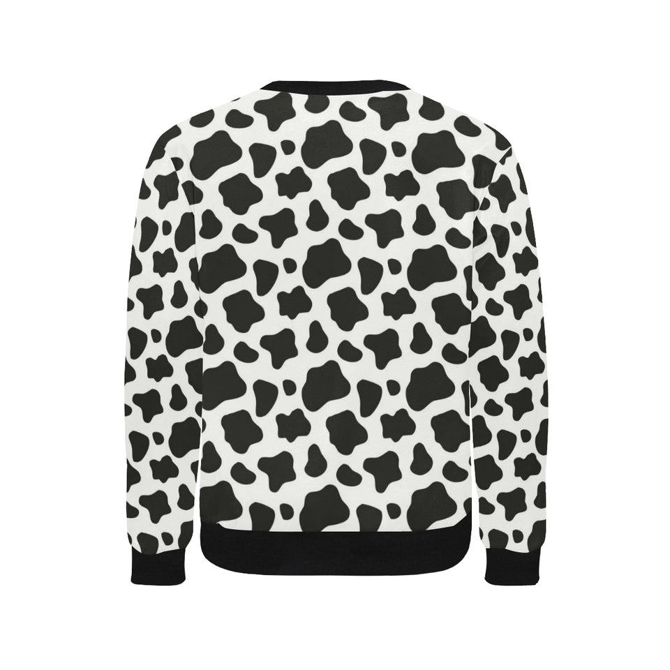 Cow skin pattern Men's Crew Neck Sweatshirt